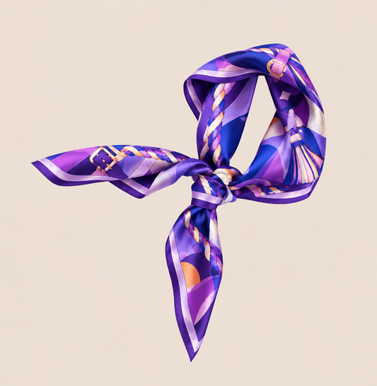 Silkeskjerf Violet