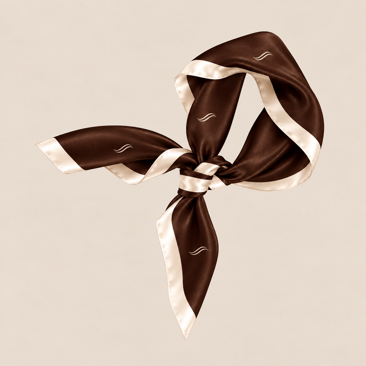 Silkeskjerf Mocha