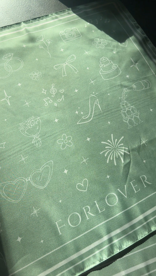 Forlover sjal - Sage Grønn
