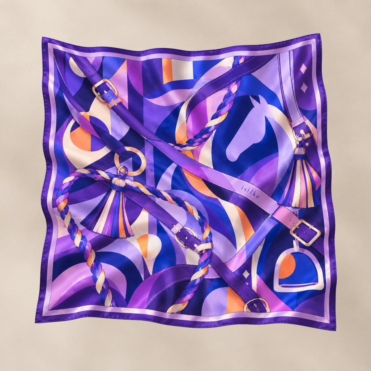 Silkeskjerf Violet