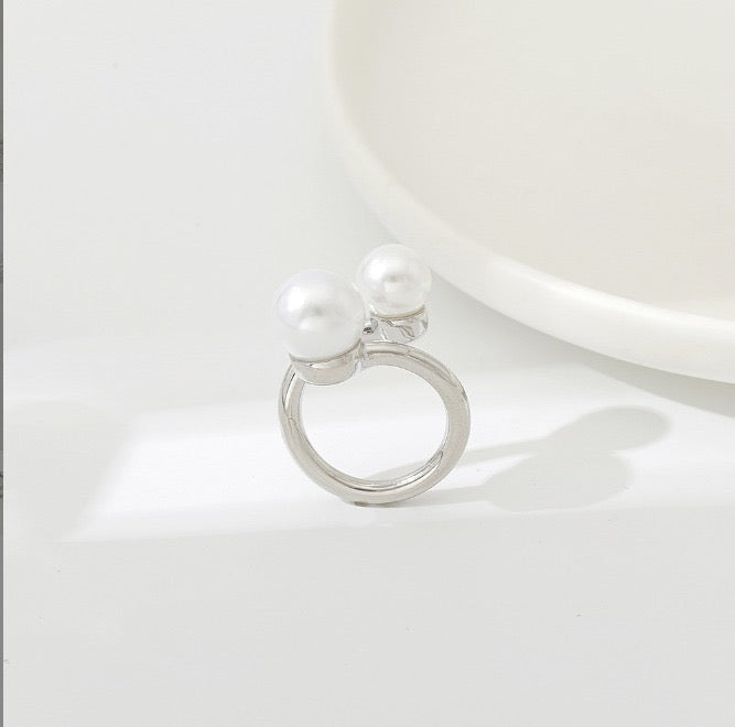 Skjerf ring - perle