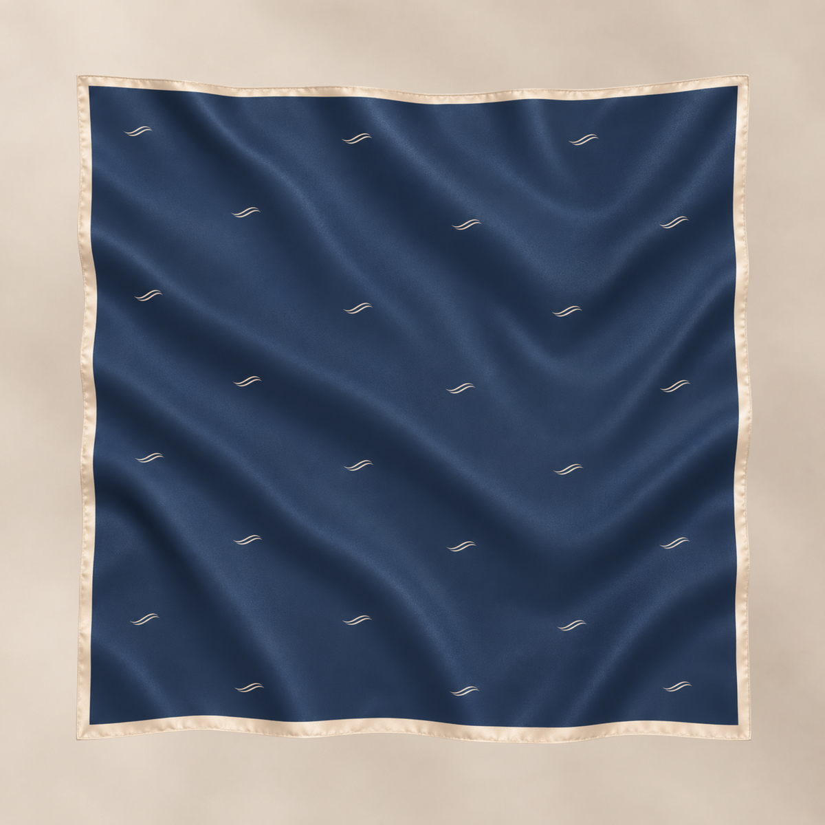 Silkeskjerf Navy