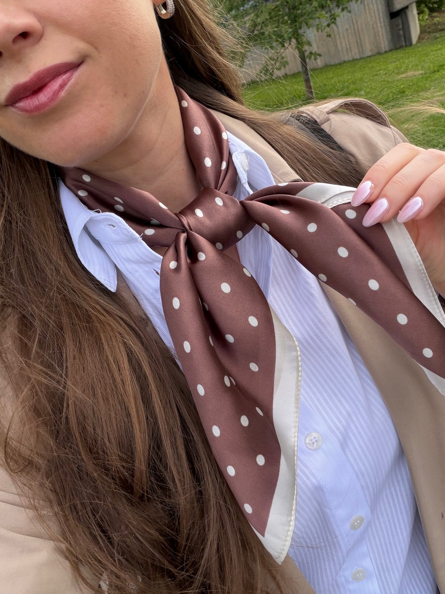 Polkadot brown
