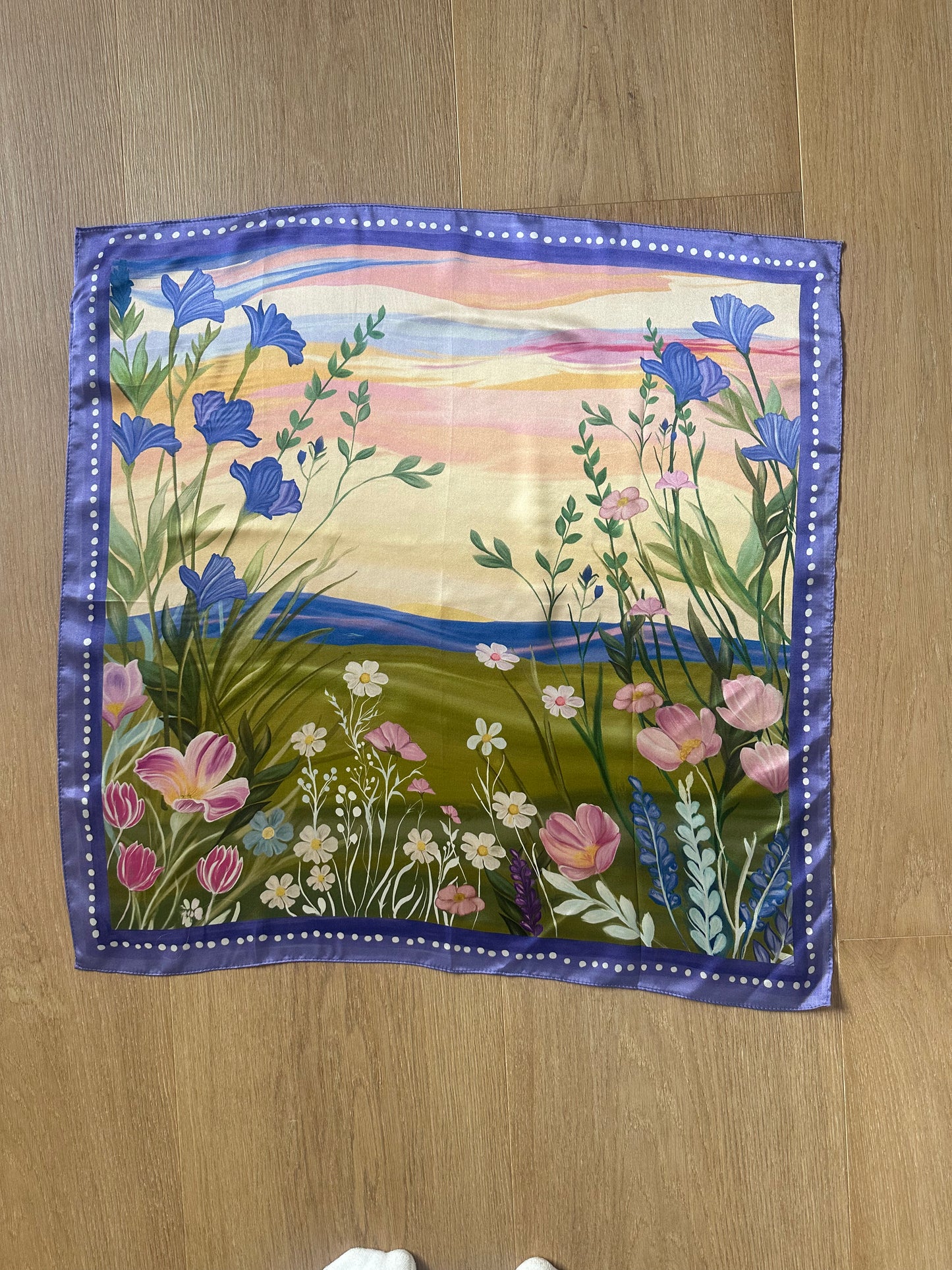 Norsk natur silkesjal