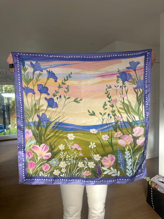 Norsk natur silkesjal