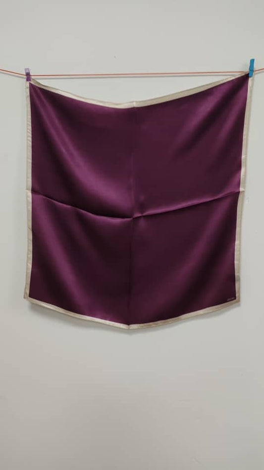 Silkeskjerf Burgundy